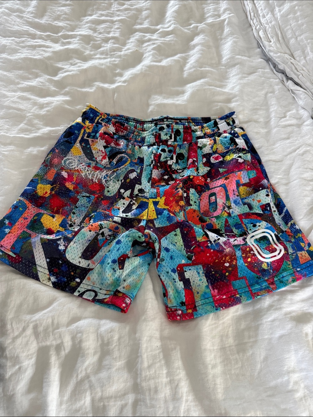 Kids Multicolor Athletic Shorts